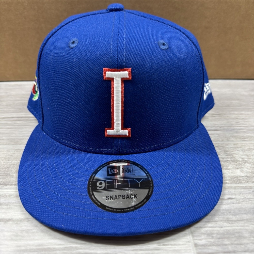 New Era 9FIFTY Snapback Adjustable Italy World Baseball Classic Blue Hat Cap NEW